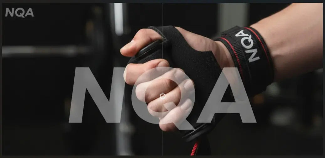 Detalle de agarre firme en respesentacion de lo beneficioso que seria usar los productos de NQA en entrenamientos de alta intensidad.